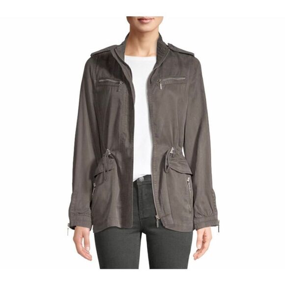 Max Jeans NWT Utility Jacket in “shark”. Small - Picture 1 of 10